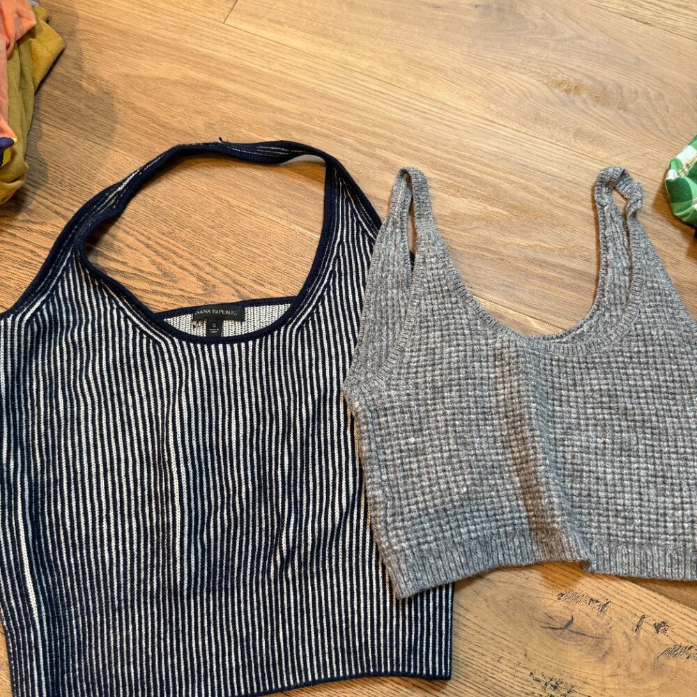 Sweater Halter & Crop Top
